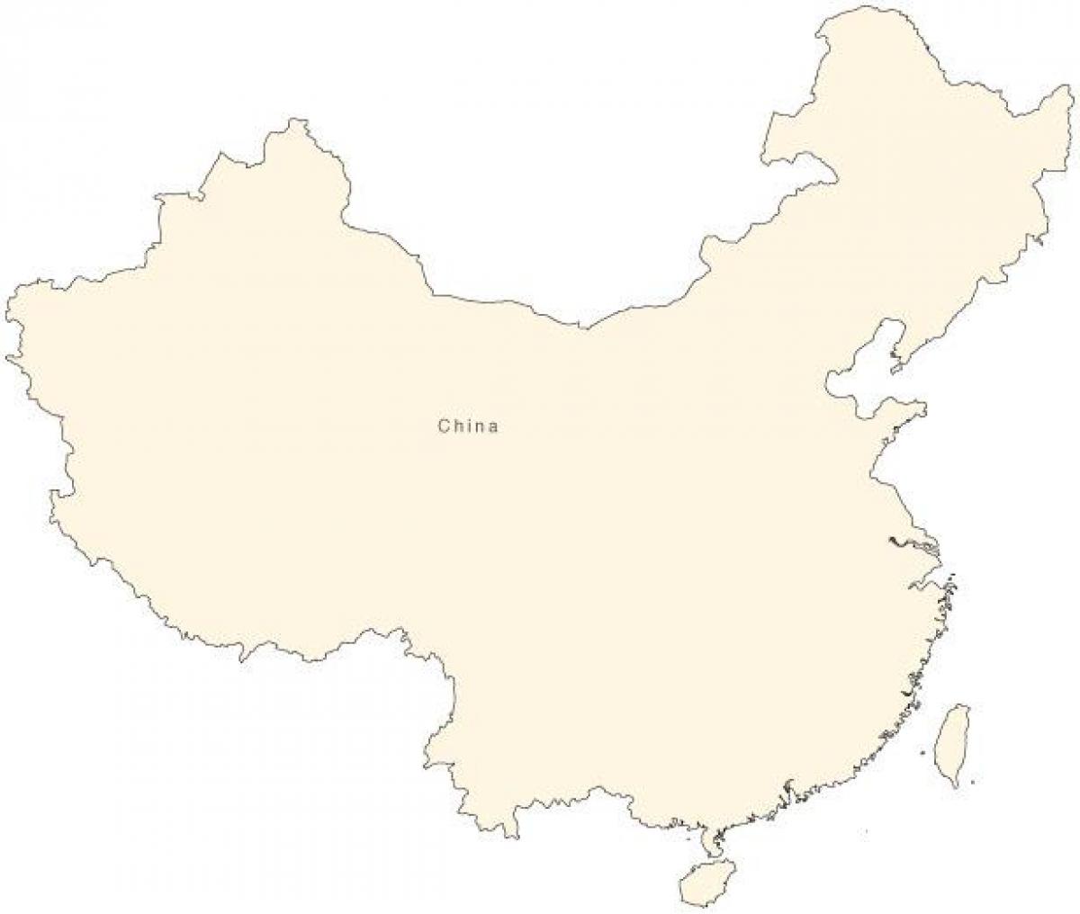 Cina semplici mappa