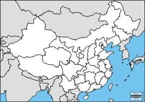 mappa vuota Cina