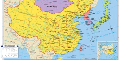 Mappa di Cina