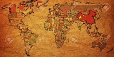 Cina vecchia mappa
